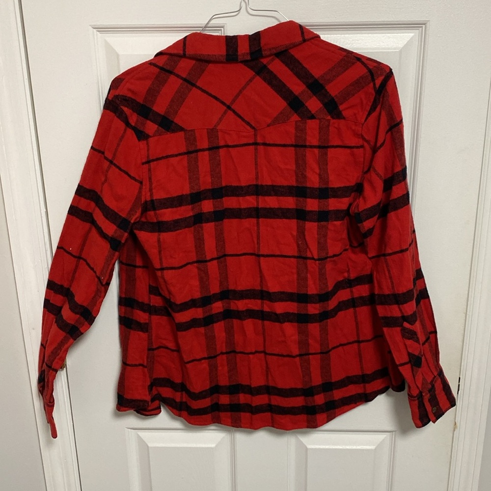 Field & Stream Red And Black Checked Flannel. Siz… - image 2
